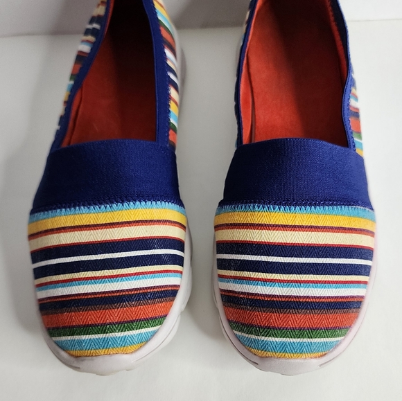 Lands End stripe slip on sneakers - Picture 9 of 11